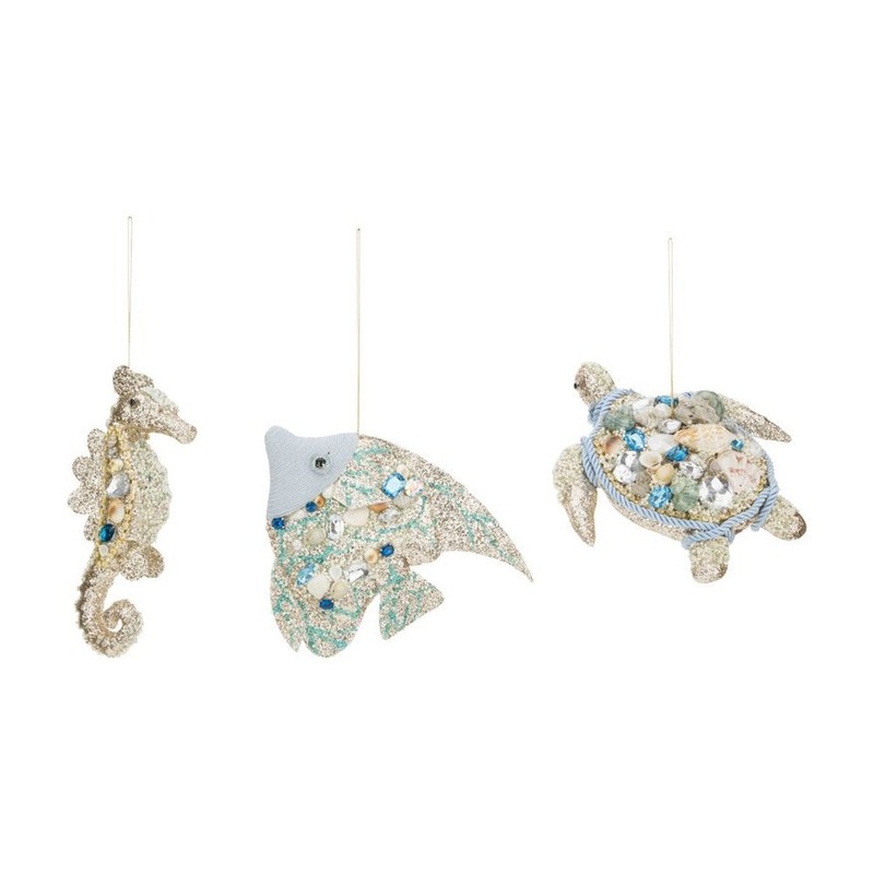 Mark Roberts 2018 Jewels of The Sea Ornament, Assortment of 3, 7-8 inches