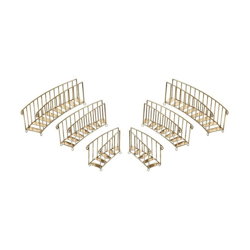 Mark Roberts 2019 Grand Christmas Staircase, Assortment of 3, 16-22 inches, Gold