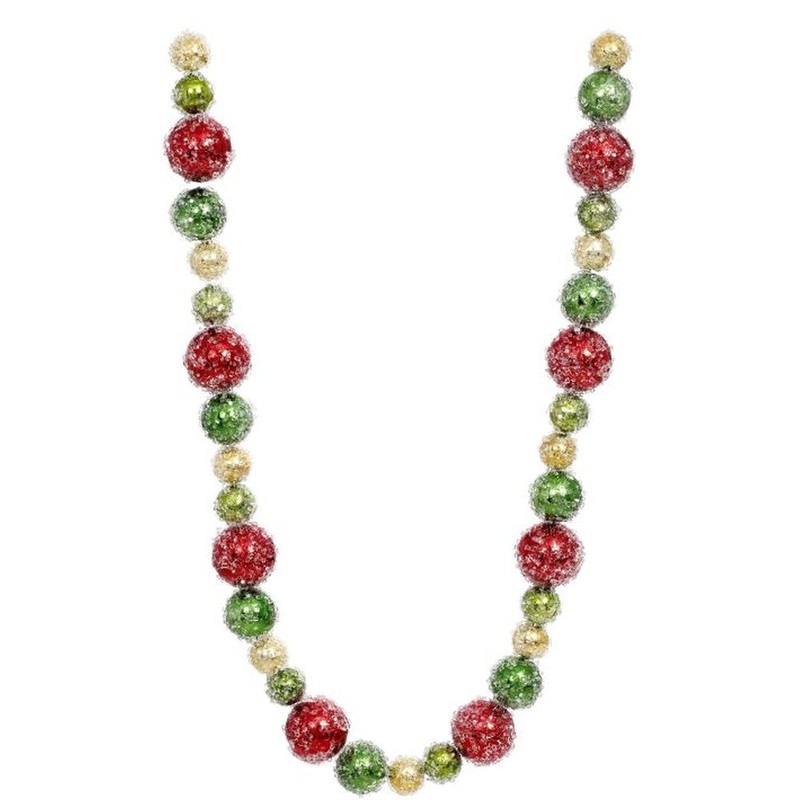 Mark Roberts 2020 Collection Iced Ball Garland 4-Foot