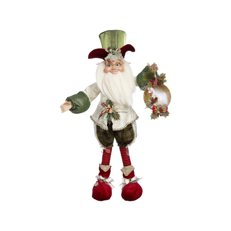 Mark Roberts 2021 7 Swans A Swimming North Pole Elf 36” Figurine