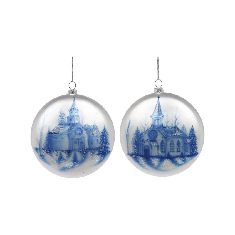 Mark Roberts 2021 Delft Holland Ornament 5”, Assortment of 2