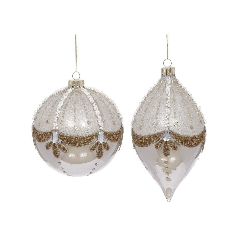 Mark Roberts 2021 Jewel Bunting Ornament 4”, Assortment of 2