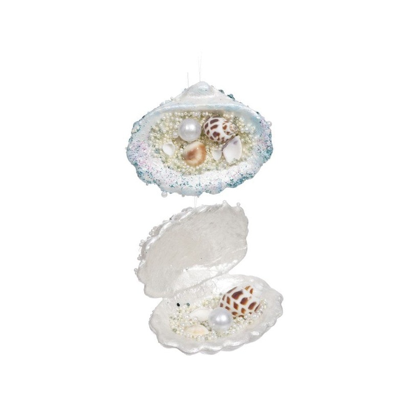 Mark Roberts 2021 Jeweled Shell Decor 4”, Assortment of 2
