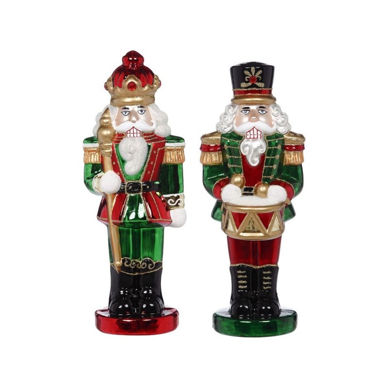 Mark Roberts 2021 Nutcracker Band 9-10” Red/Green, Assortment of 2