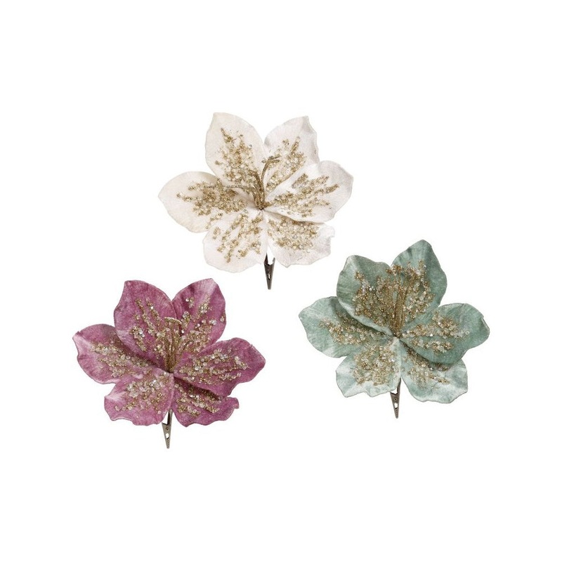 Mark Roberts 2021 Winter Lily 6”, Assortment of 3