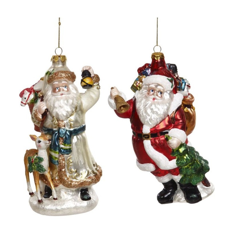 Mark Roberts Christmas 2018 Santa’s Magic Ornament, Assortment of 2, 6.5 inches