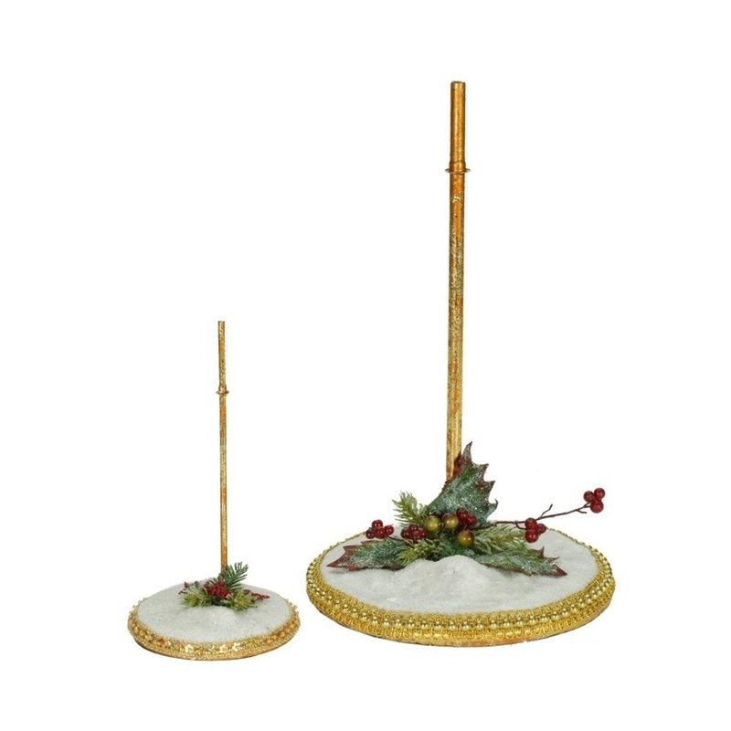 Mark Roberts Christmas 2018 Snow Base Stand, Large,12.5 inches