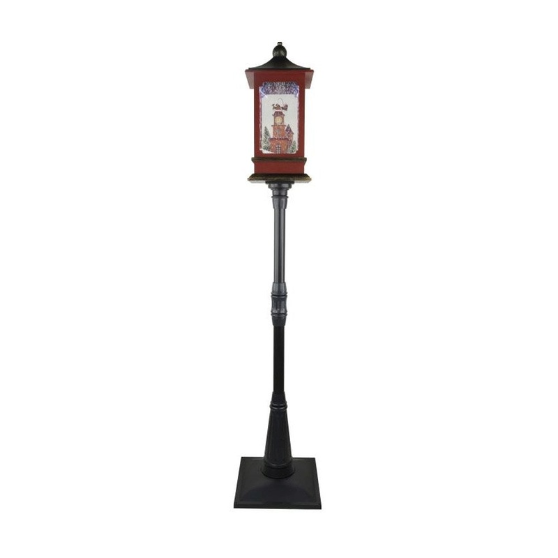 Mark Roberts Christmas 2018 Snowing Lamp Post Tall, 75 inches
