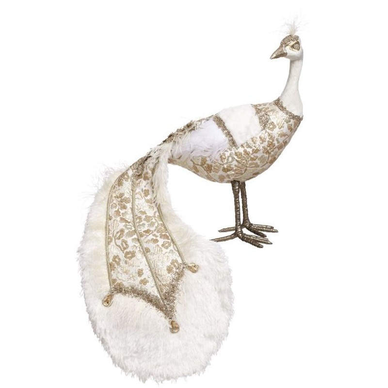 Mark Roberts Christmas 2020 Elegant Peacock Figurine 23”
