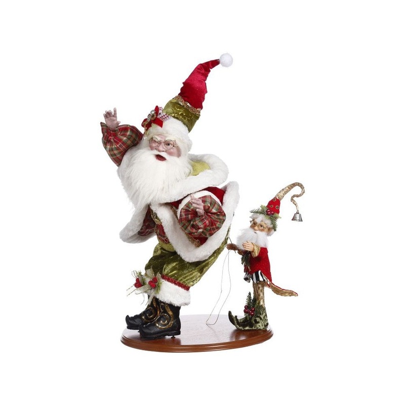 Mark Roberts Christmas 2021 Wardrobe Malfuntion Santa Figurine 20.75