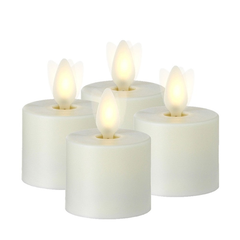Raz Imports 1.5 X 2 Moving Flame Tea Light Candle, Set of 4