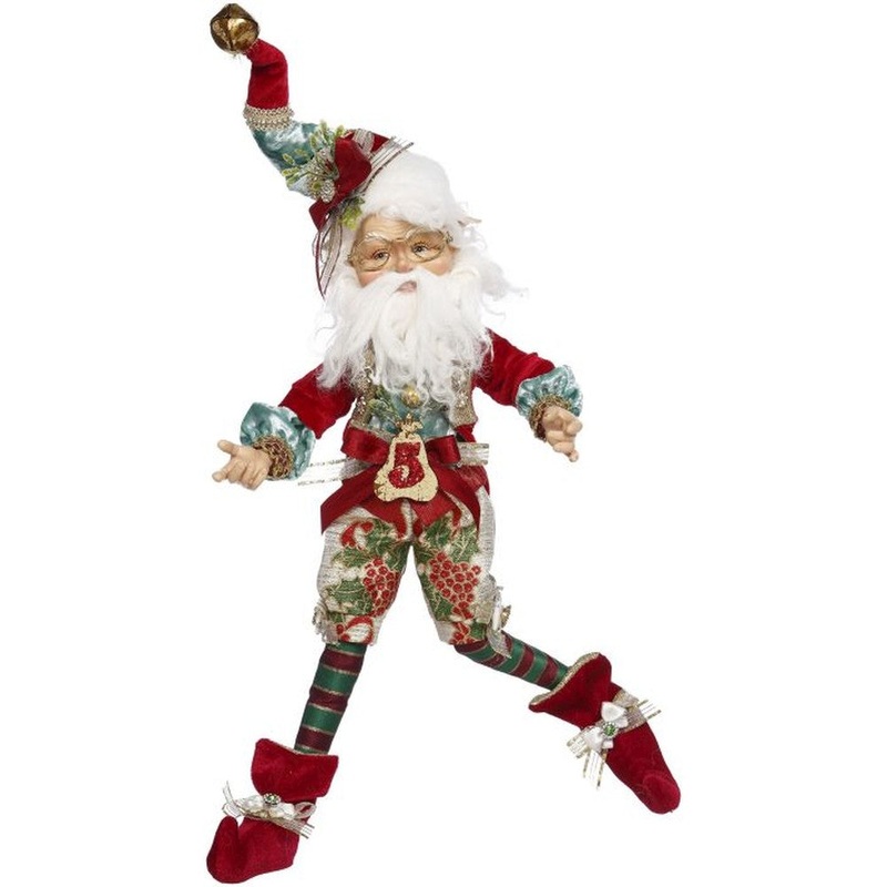 Mark Roberts 2020 Collection 5 Golden Rings North Pole Elf, Medium Figurine