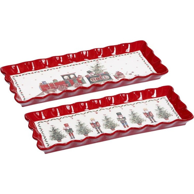 Mark Roberts 2020 Collection Plate with Soldier Decal 15-Inch, Assortment of 2