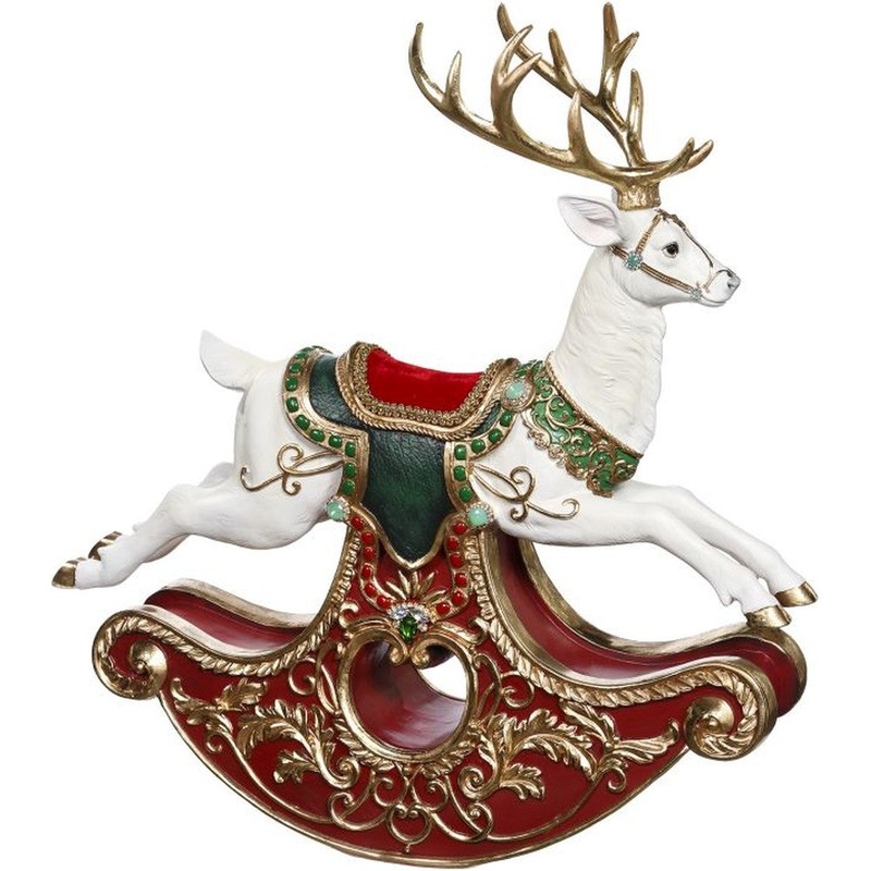 Mark Roberts 2020 Collection Rocking Deer 22-Inch Figurine