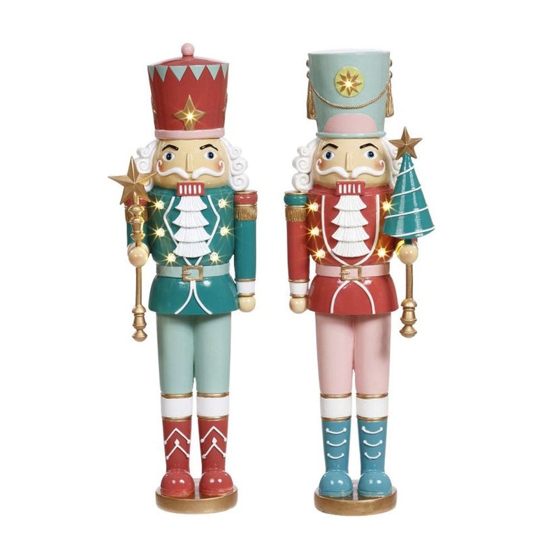 Mark Roberts 2020 Royalty Nutcracker with Lights, Assortment of 2, 18 inches