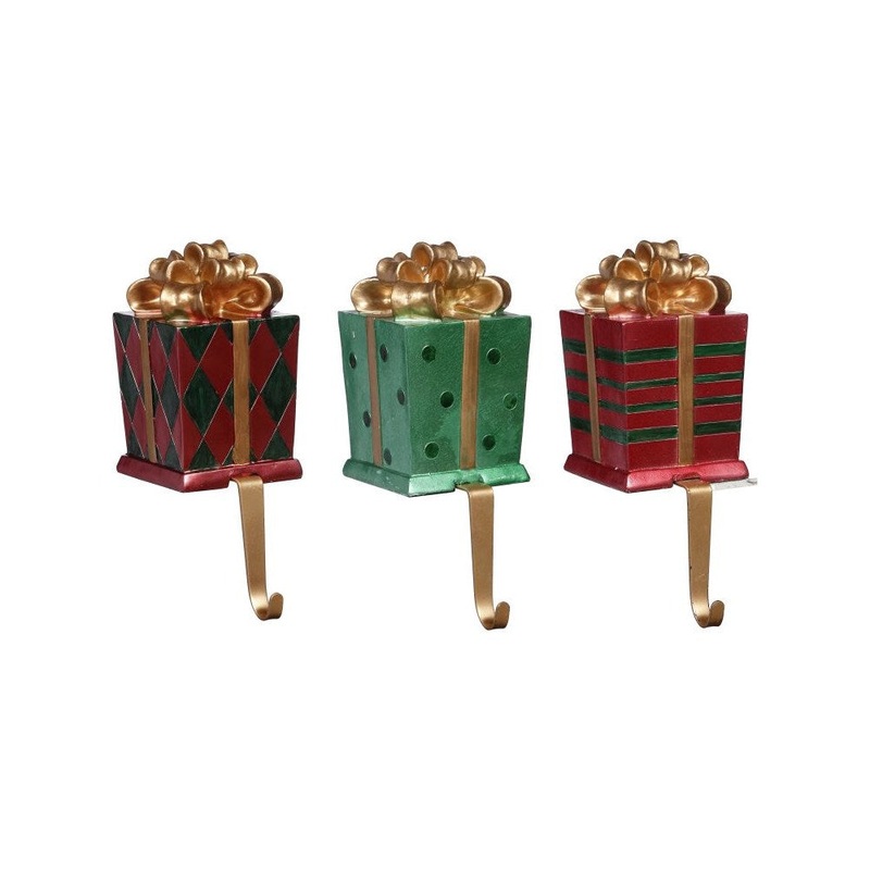 Mark Roberts 2021 Giftbox Christmas Stocking Holder 8”, Assortment of 3