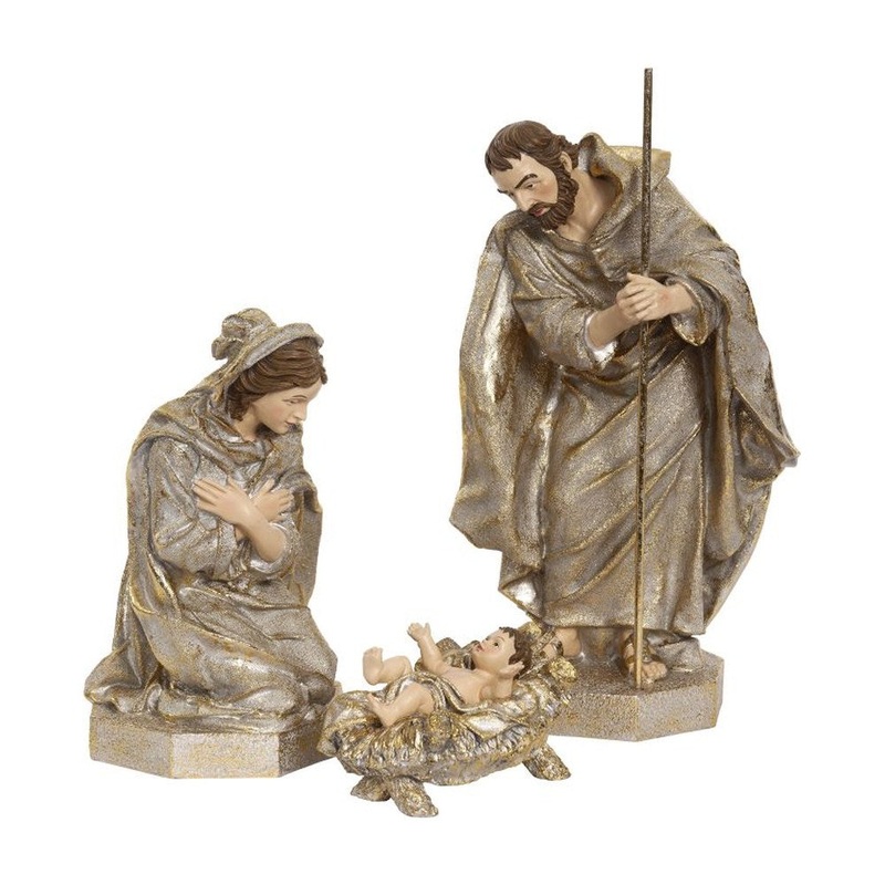 Mark Roberts Christmas 2018 Glistening Nativity, Set of 3, Large, 18 inches