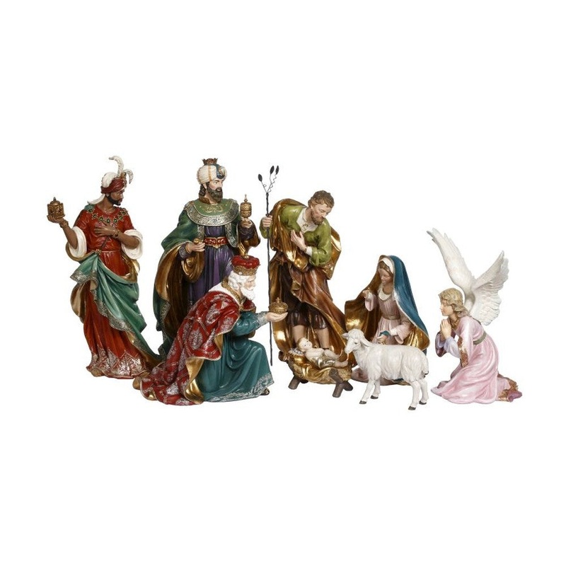 Mark Roberts Christmas 2019 Nativity Scene Figurine, Set of 8, 4-20 inches