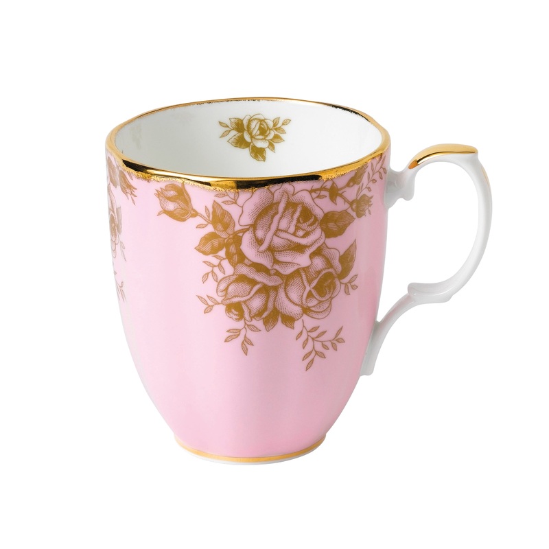 Royal Albert 100 Years Mug 13.5oz Golden Roses 1960