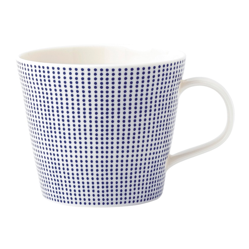 Royal Doulton 1815 Pacific Mug 13.5floz Blue Dots