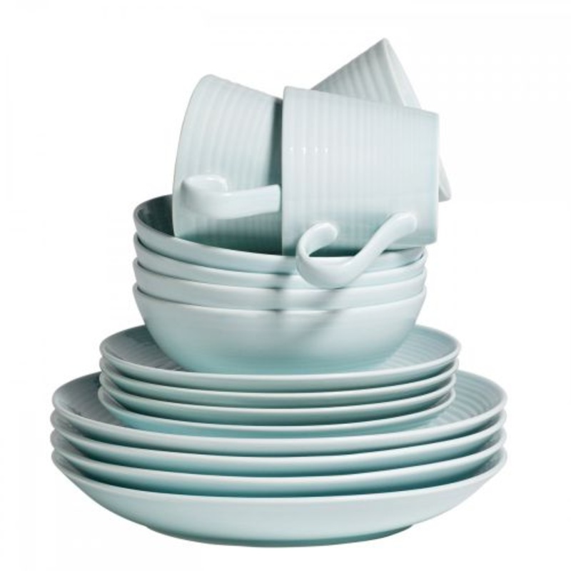 Royal Doulton Gordon Ramsay Maze 16-Piece Dinnerware Set Blue