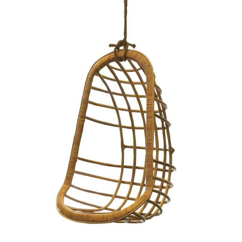 Two’s Company Hanging Rattan Chair