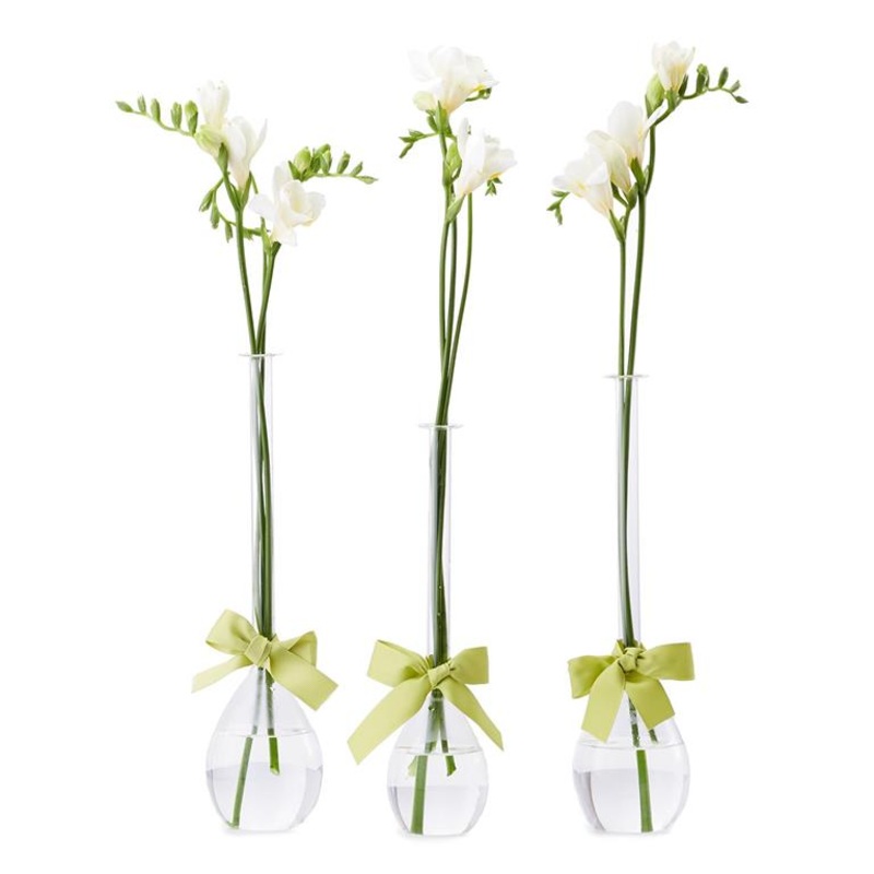 Two’s Company Sleek and Chic Set of 3 Tear Drop Vase