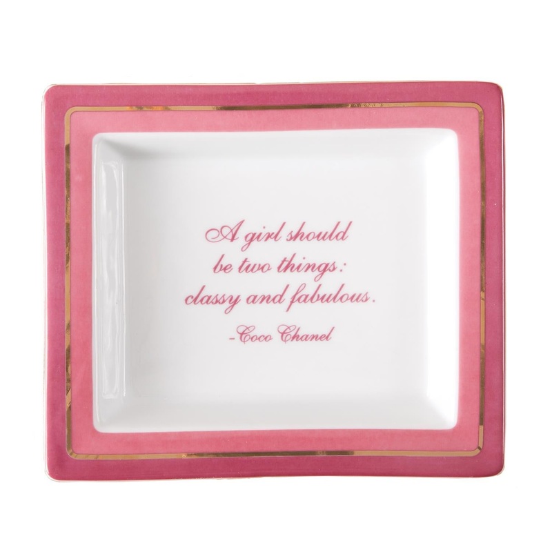 Two’s Company Wise Sayings Desk Tray, Classy & Fabulous