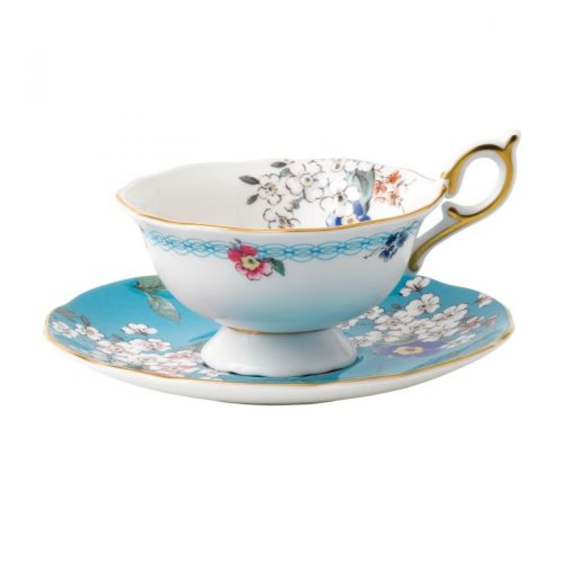 Wedgwood Wonderlust Apple Blossom Teacup & Saucer 5floz