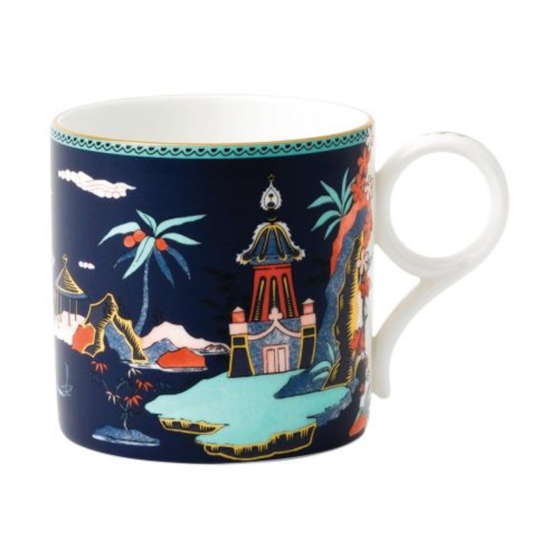 Wedgwood Wonderlust Blue Pagoda Mug 9.1floz