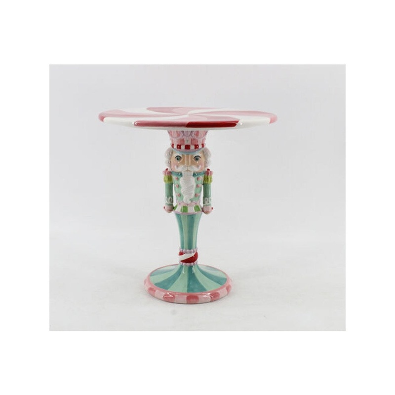 December Diamonds North Pole Sweet Shoppe 11-inch Nutcracker Dessert Plate