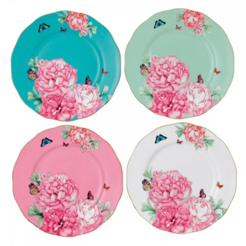 Royal Albert Miranda Kerr Friendship Plate 8in, Accent 4 Piece Set