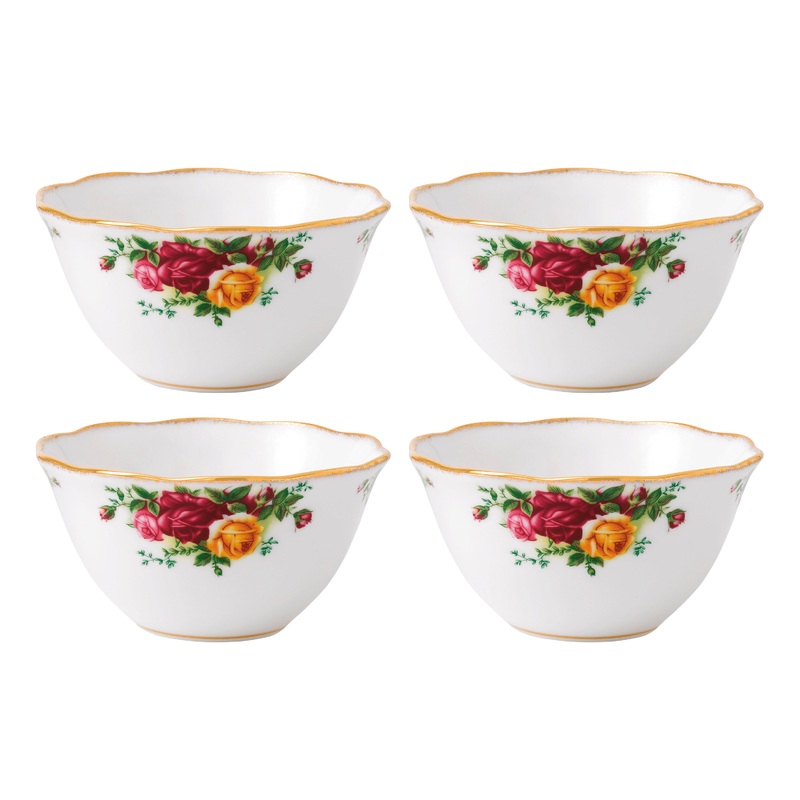 Royal Albert Old Country Roses Bowl 4.3in, Set of 4
