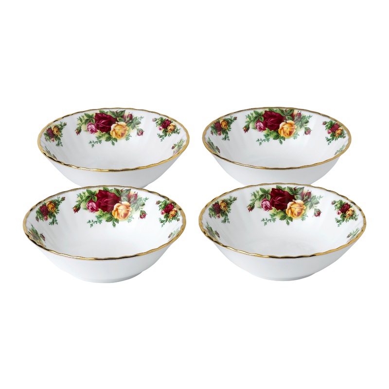 Royal Albert Old Country Roses Bowl 6.3in, Set of 4