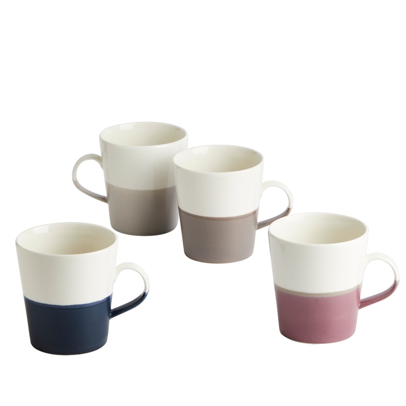 Royal Doulton 1815 Coffee Studio Mug Grande 17floz, Set of 4