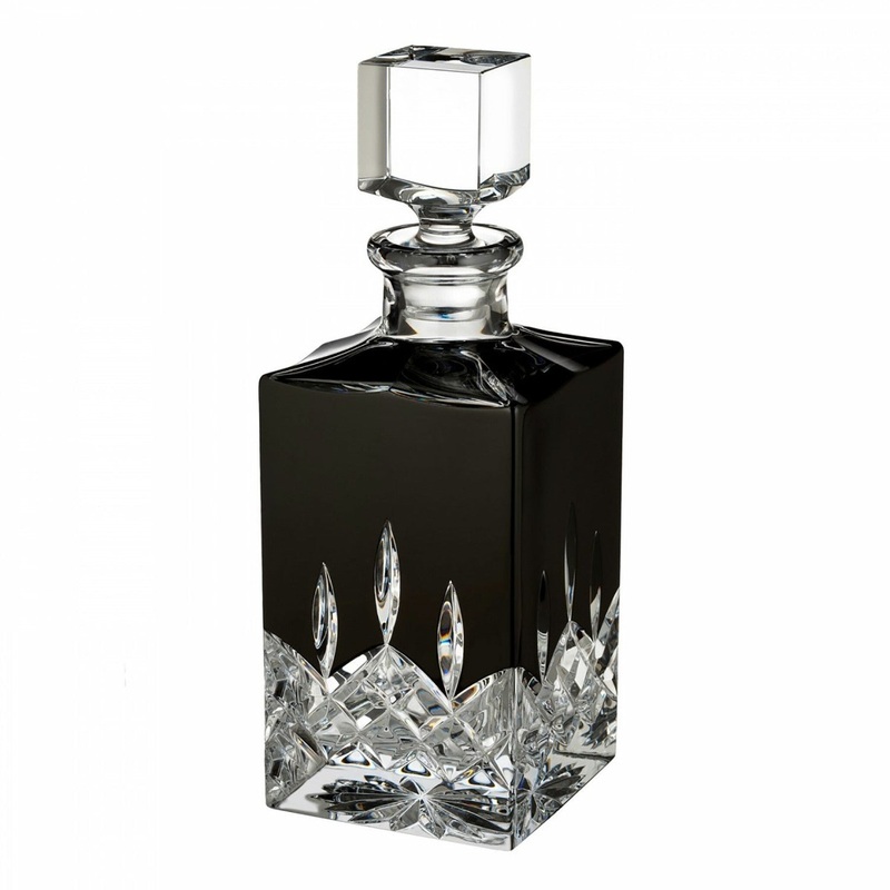 Waterford Lismore Black Square Decanter 25floz