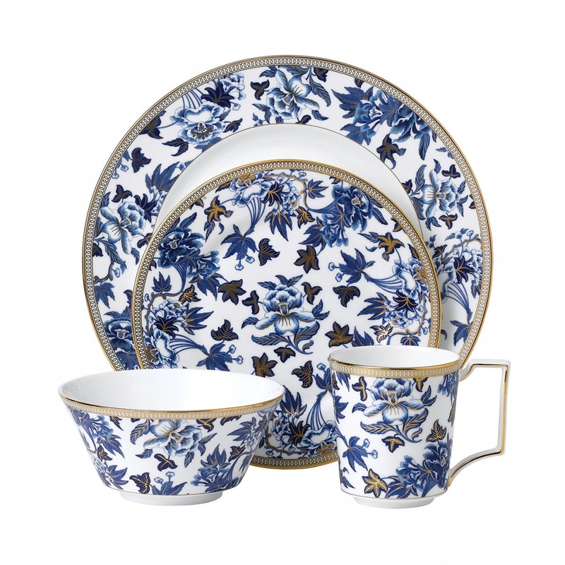 Wedgwood Hibiscus Dinnerware Set, 4 Pieces