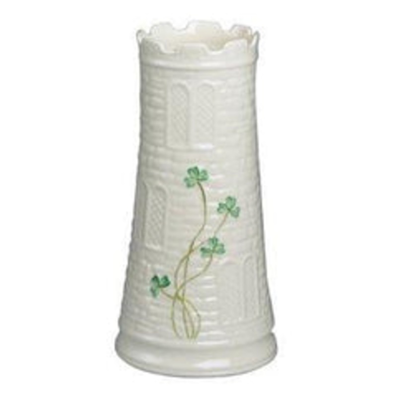 Belleek Castle Vase, China.