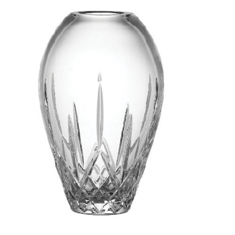 Galway Longford Giftware 10 Tulip Vase, Clear, Crystal