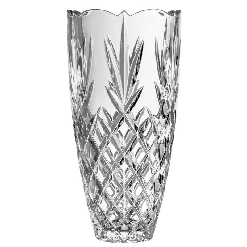 Galway Renmore 10 Vase, Clear, Crystal