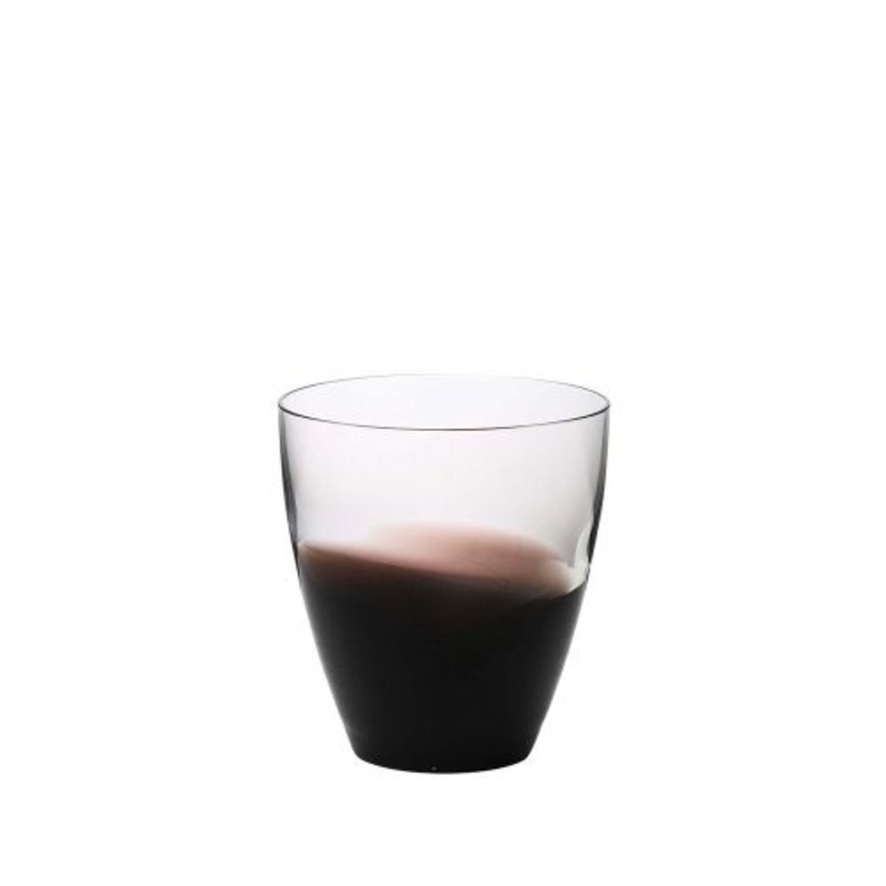 Kim Seybert Vague Double Old Fashioned In Smoke, Set of 4, Glass, 9