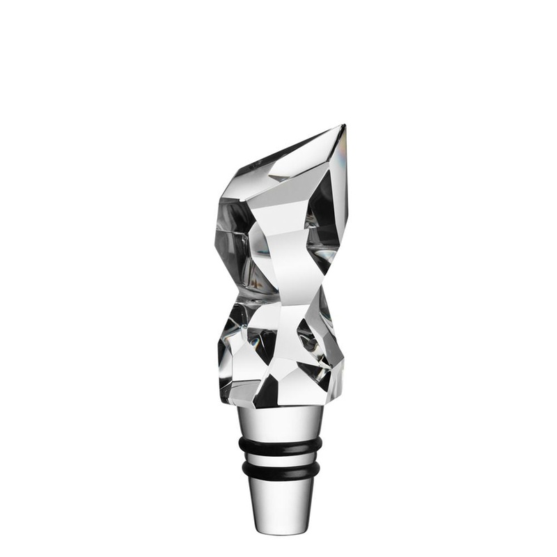 Orrefors Carat Wine Bottle Stopper Tokyo, Crystal, Clear