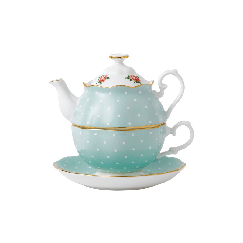 Royal Albert Polka Rose Tea For One 16.9floz