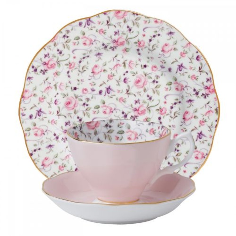 Royal Albert Rose Confetti 3 Piece Set