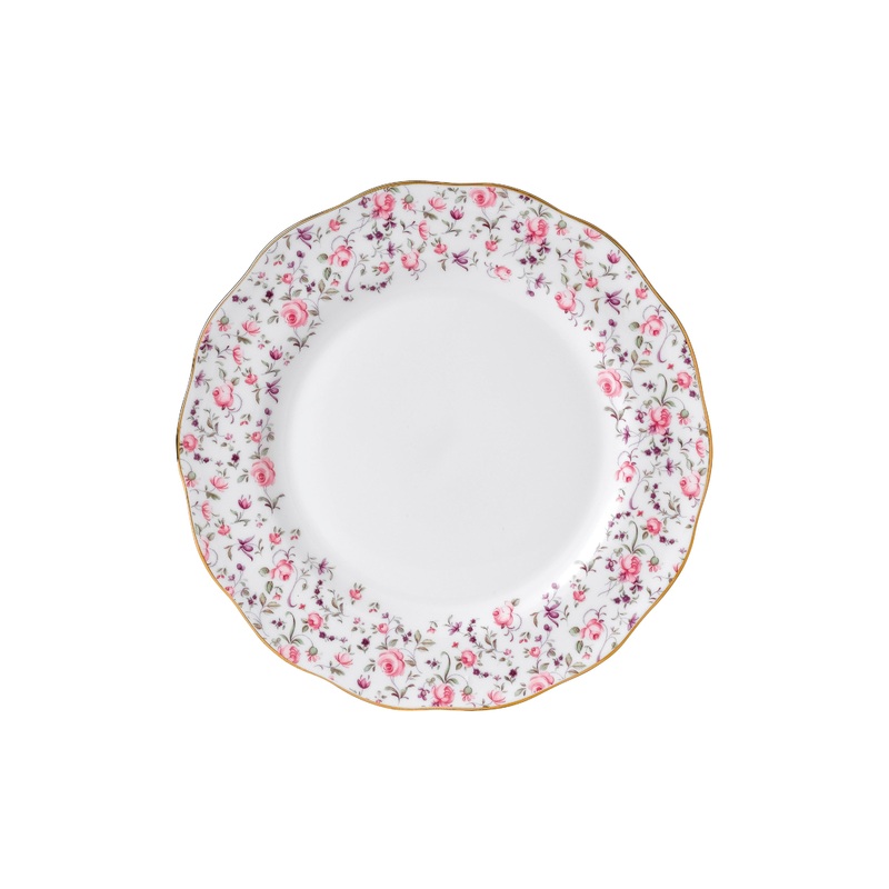 Royal Albert Rose Confetti Plate 10.6in
