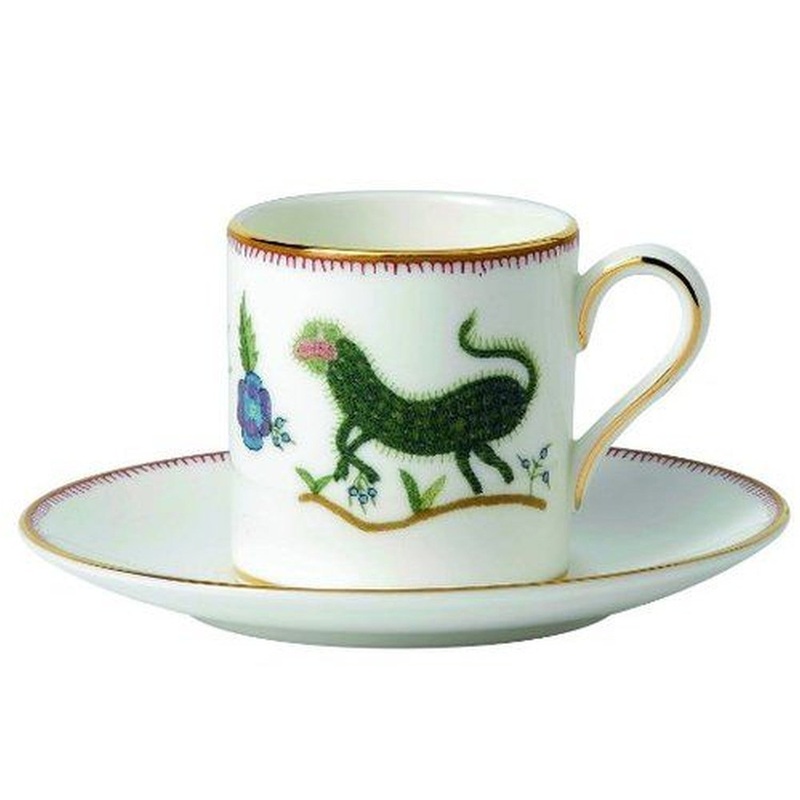 Wedgwood Kit Kemp Mythical Creatures Espresso Cup & Saucer Set