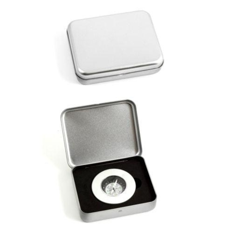Bey Berk Aluminum Compass In Aluminum Case