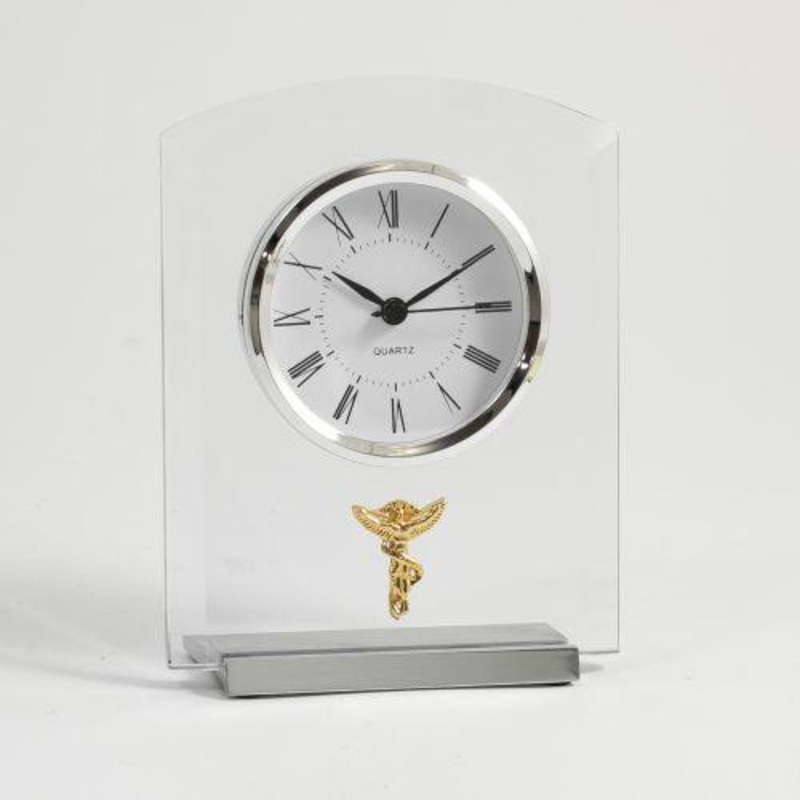 Bey Berk Chiropractor, Beveled Glass Quartz Clock