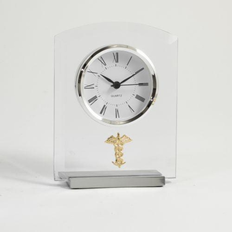 Bey Berk Medical, Beveled Glass Quartz Clock