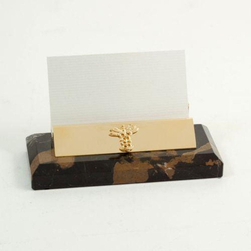 Bey Berk Medical, Tiger Eye Business Card Holder